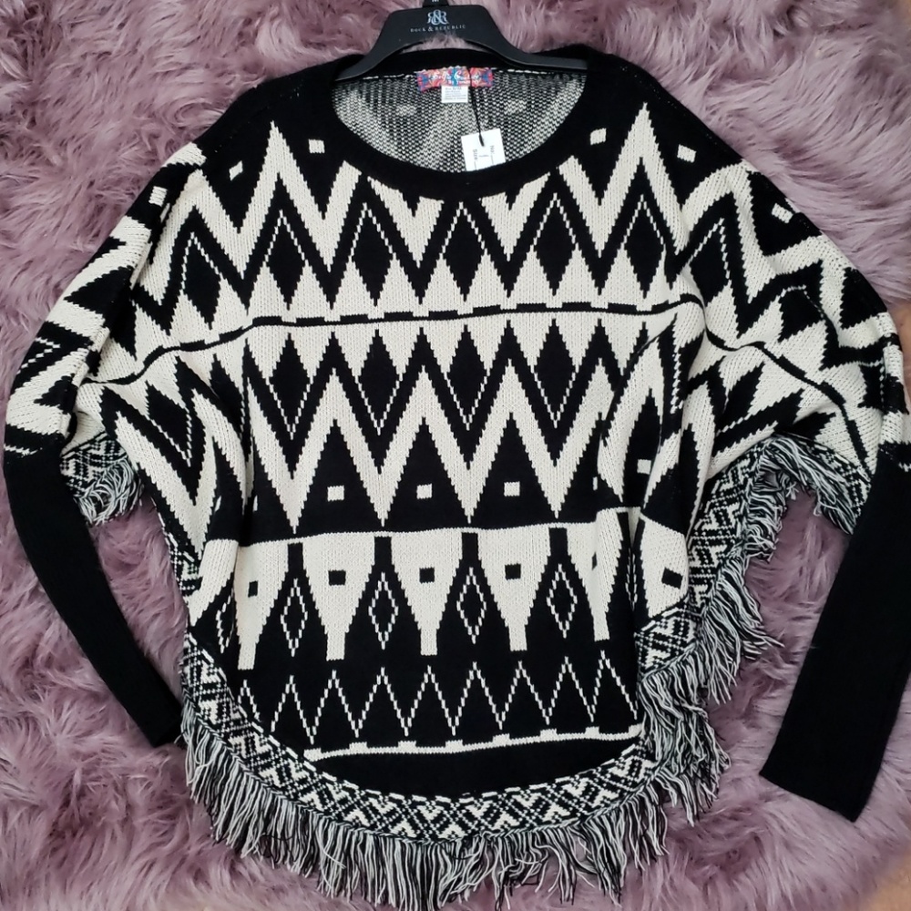 New fringe sweater